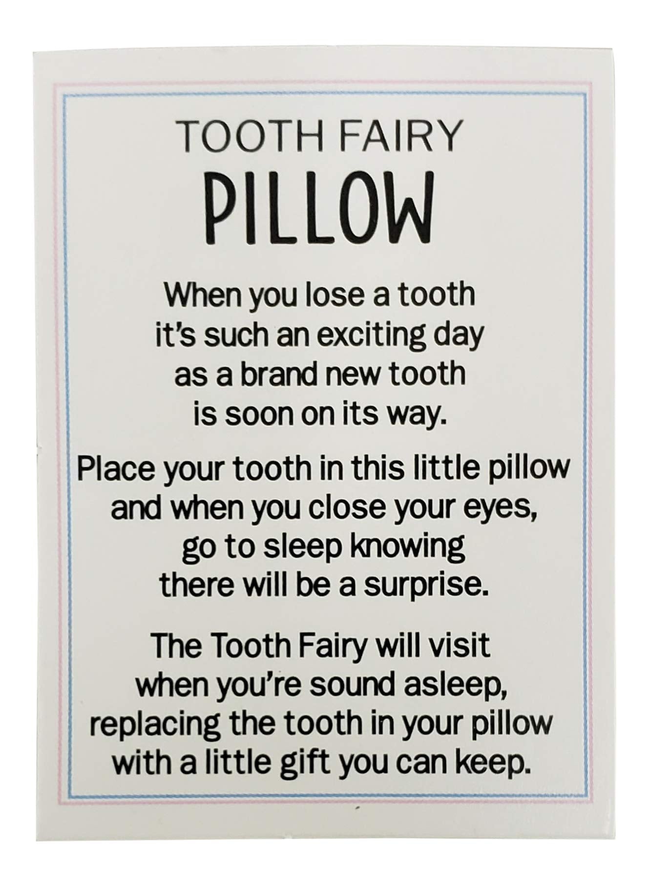 Ganz Tooth Fairy Pillow With Story Card (Blue)