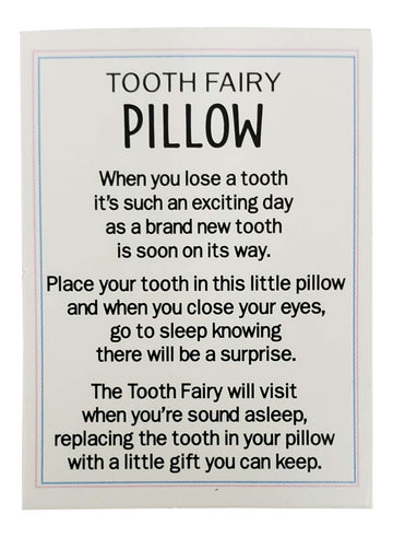Ganz Tooth Fairy Pillow With Story Card (Blue)