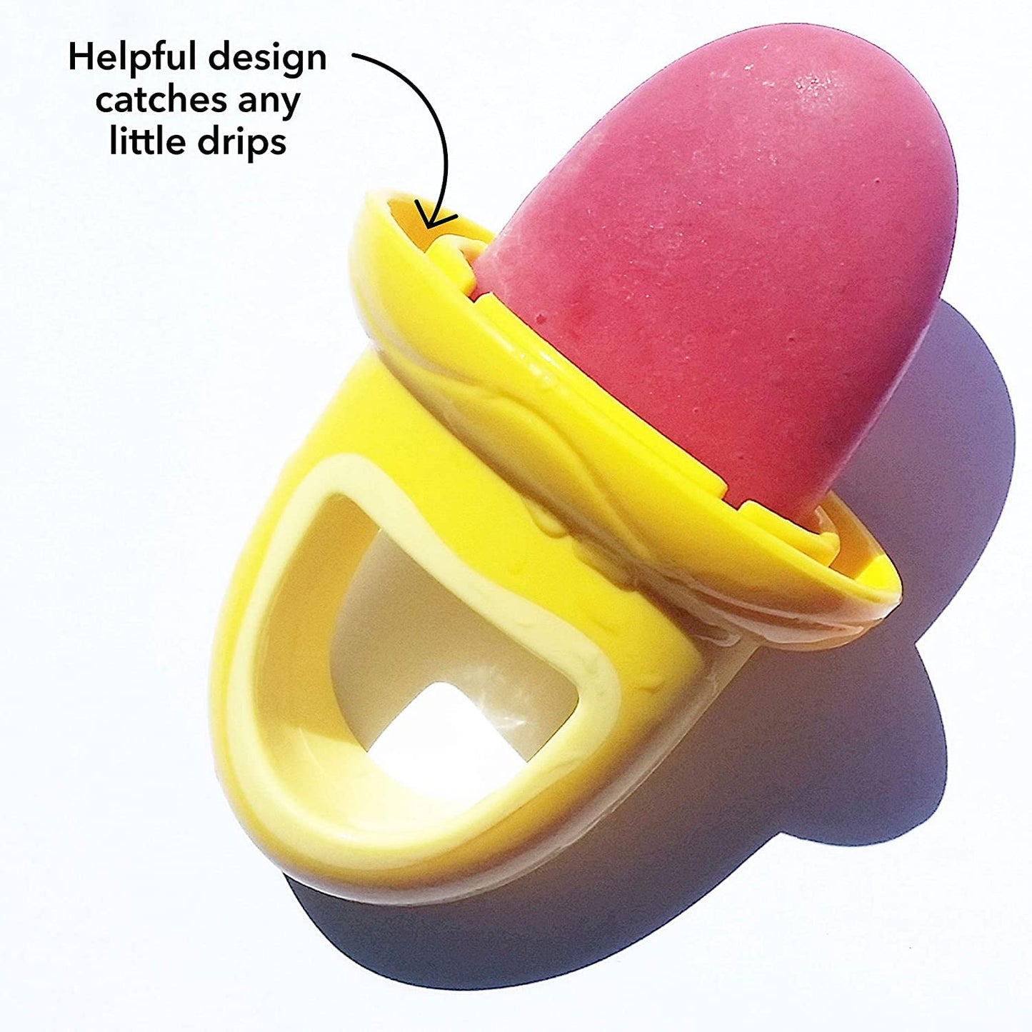 Nuby Garden Fresh Fruitsicle Frozen Pop Tray,Multicolored 1Set 4 Handle