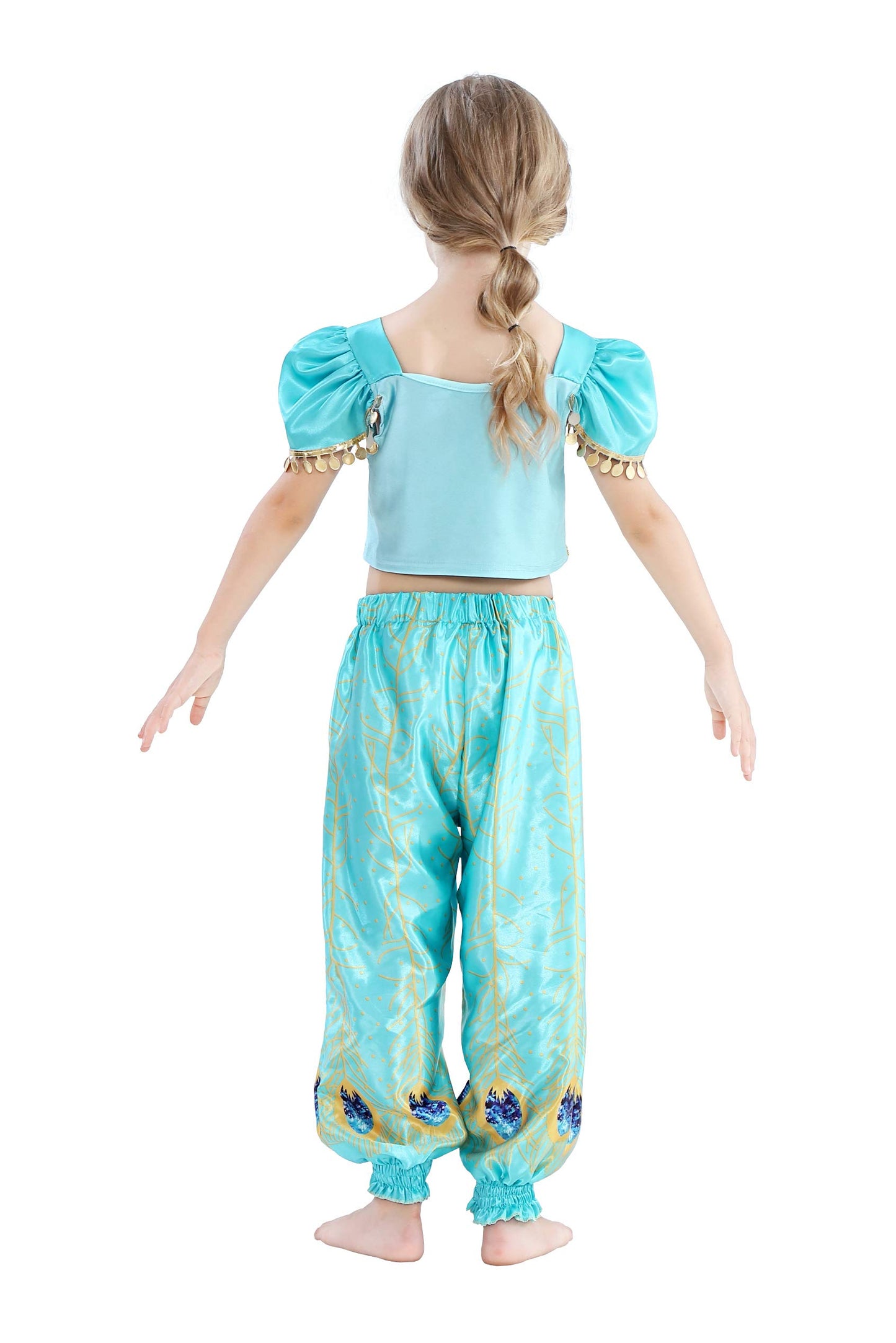 Dressy Daisy Girls Princess Dress Up With Headband Costumes Halloween Party Fancy Dress Size 4T, Style B