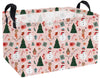 Essme Rectangular Christmas Baskets,Pink Storage Box,Cute Basket for Kids with Handles for Room Decor, Book Bins,Gifts Basket.(P