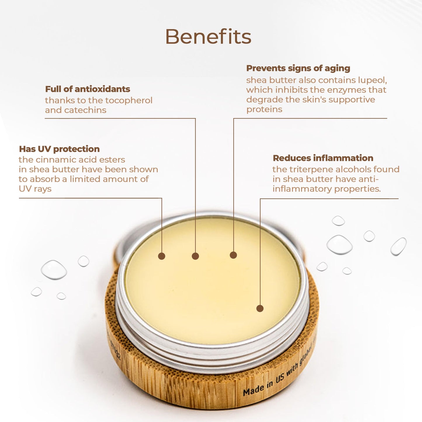 Karit   Baume  Lvres Nourishing Lip Balm - Intense Lip Moisturizer For Dry Lips, Shea Butter, Organic Jojoba & Rosehip Oil Blend