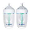 Dr. Talbot'S Silicone Anti-Colic Bottles - (2-Pack) Self-Sterilizing Baby Bottles For Newborns - 8 Oz - White