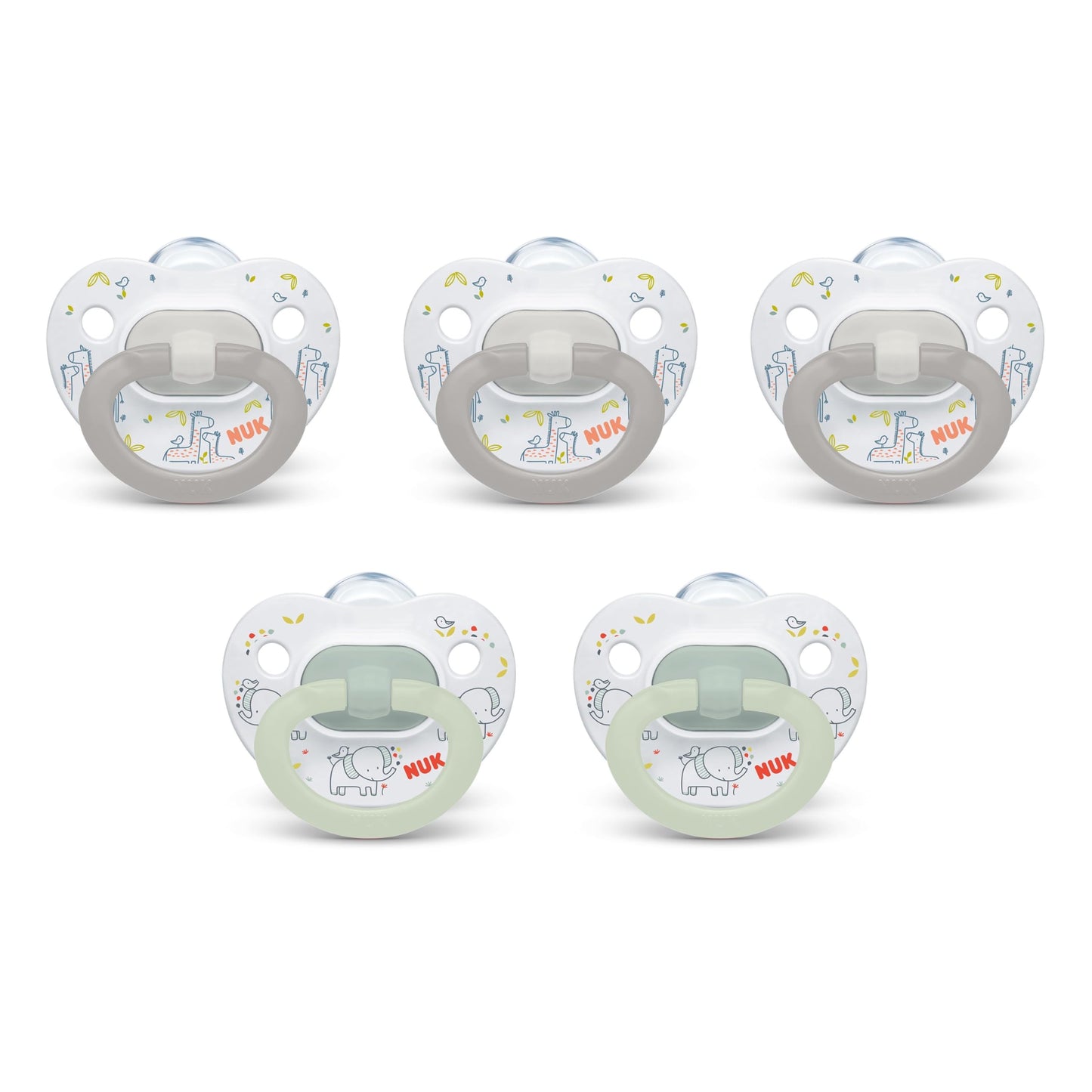 NUK Orthodontic Pacifier, 6-18 Months, 2-Pack, Baby Boys