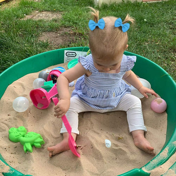 Choicbaby 40Pcs 2 ' Baby Hair Ties Boutique Tiny Elastic Ponytail Rubber, Toddler Hair Accessories For Baby Girls Newborn Infan