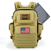 SHARKMOUTH Military Diaper Bag for Baby - Large Baby Backpack with Changing Pad for Boy Girl - Army Dad Diaper Bag for Hiking Tr