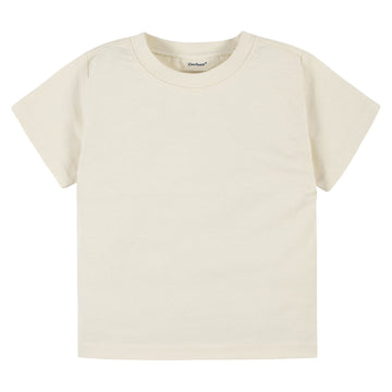 Gerber Baby Toddler 5-Pack Solid Short Sleeve T-Shirts Jersey 160 Gsm, Natural, 5T
