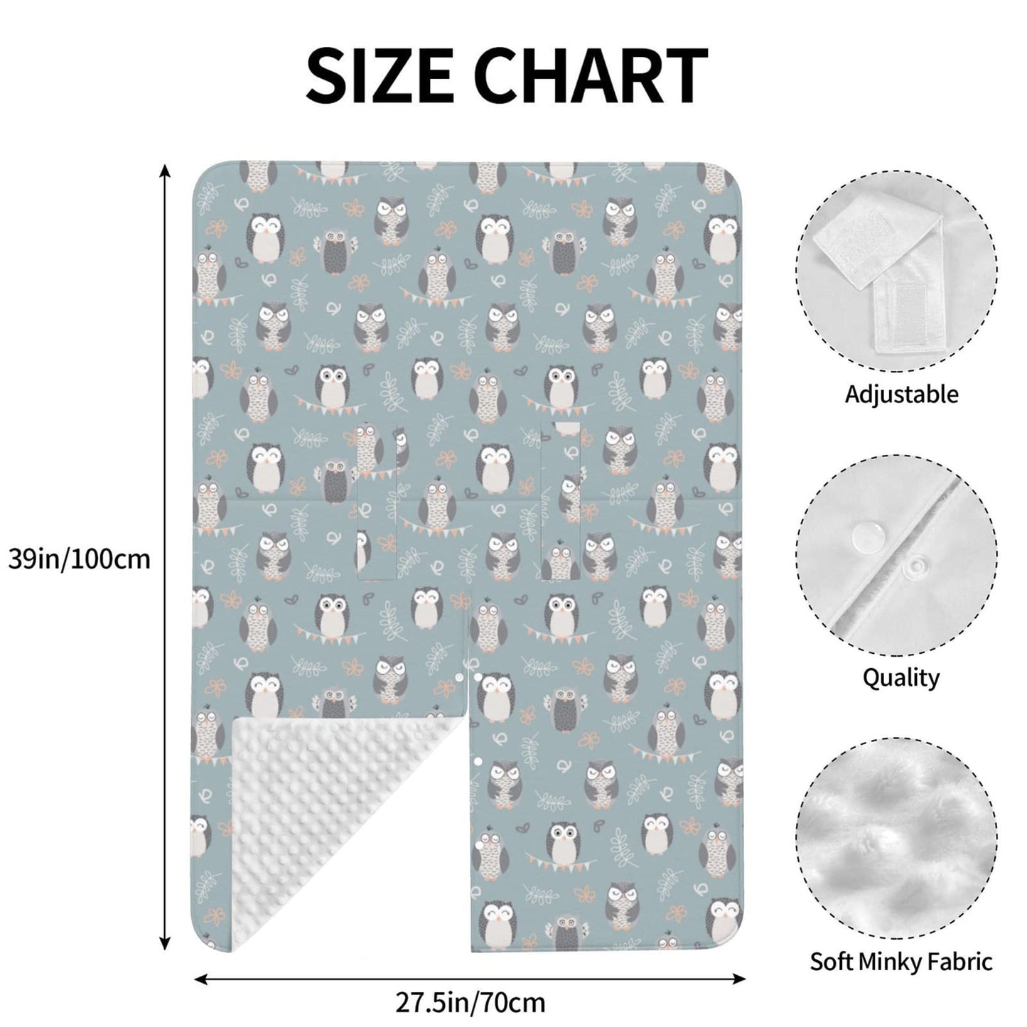 Owl Baby Stuff Car Seat Cover For Baby In Winter Summer, Nursing Cover For Mom, Owl Stuff For Baby Infant