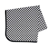 Bapronbaby Black Checkerboard Splash Mat - Waterproof Catch-All For Under High Chairs, Floors, Tables, Playtime Or Arts & Crafts