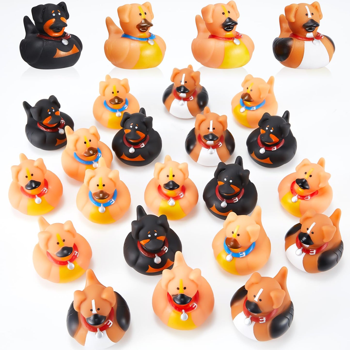 Deekin 24 Pcs Rubber Ducks 2 Inch Animal Party Favors Small Rubber Ducks for Cruise Ships for Shower Birthday Gift Activity Them