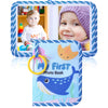 Reallnaive Sea Animal Baby Photo Album Holds 17 4x6 Pictures My First Soft Cloth Family Photo Book with Name Tag Stickers Fabric
