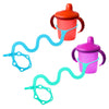 Goji Baby Bottle Bungees - Sippy Cup Holder Strap - Sippy Cup And Toy Safety Tether - Keep Essentials Within Reach - For Kids Ag