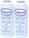 Caldesene Cornstarch Baby Powder With Zinc Oxide, Talc-Free Baby Powder, 5 Oz (2 Pack)