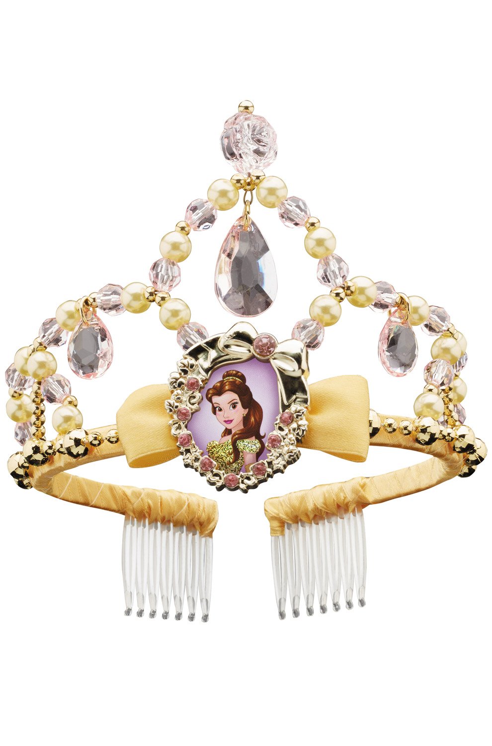 Disguise Disney Princess Belle Beauty & The Beast Classic Girls' Tiara 6 X 5.5 X 3.5 Inches