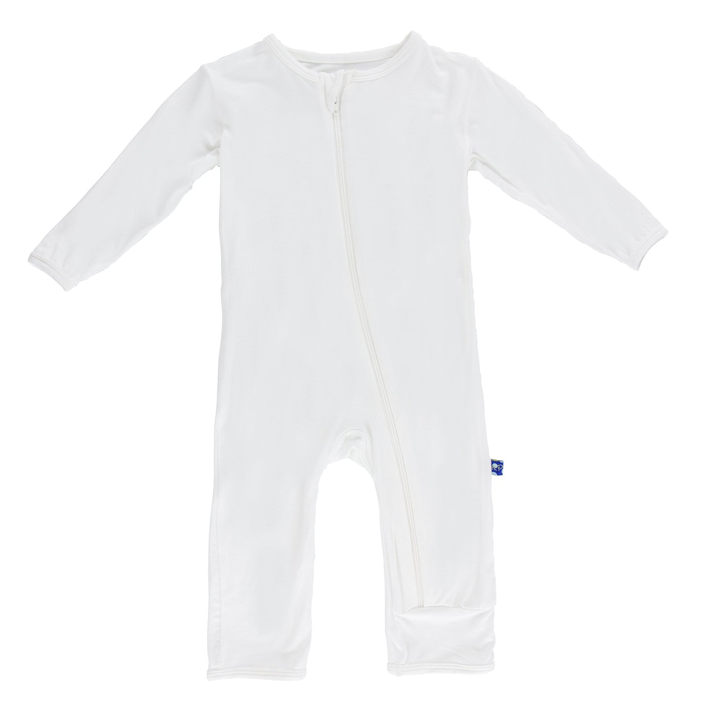 Kickee Pants Basic Coverall- Unisex Baby, Natural, 3-6 Months