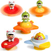 BEESTECH Suction Cup Spinner Toys for 1 2 3 Years Old Boys Girls, Bath Toys for Toddlers 1-3, Travel Toys for Kids Car Rides Fli