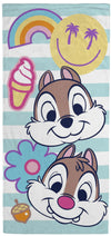 Disney Chip & Dale Bath Pool Beach Towel - Kids Super Soft & Absorbent 100% Cotton Towel, Measures 28 X 58