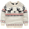 Mullsan? Children'S Fireplace Lovely Sweater For Christmas Best Gift (4T, White)