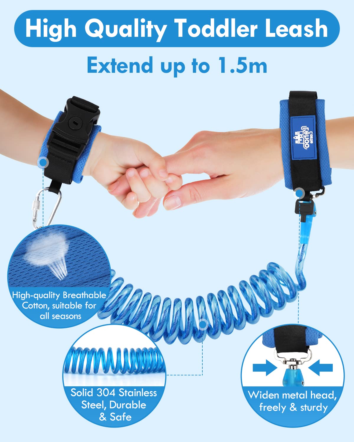 Lehoo Castle Toddler Leash For Walking, Baby Leashes For Toddlers 3-In-1, Kid Harness With Leash, Child Safety Leash Anti Lost W