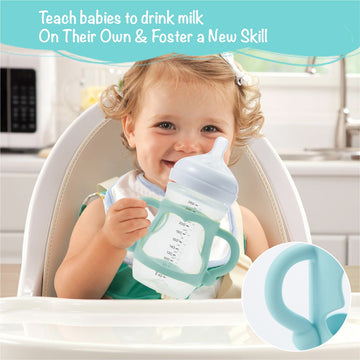 Vanpet Baby Bottle Handles For Avent Natural Baby Bottle, Easy-Grip Transitional Sippy Cup Handles, Compatible With Philips Aven