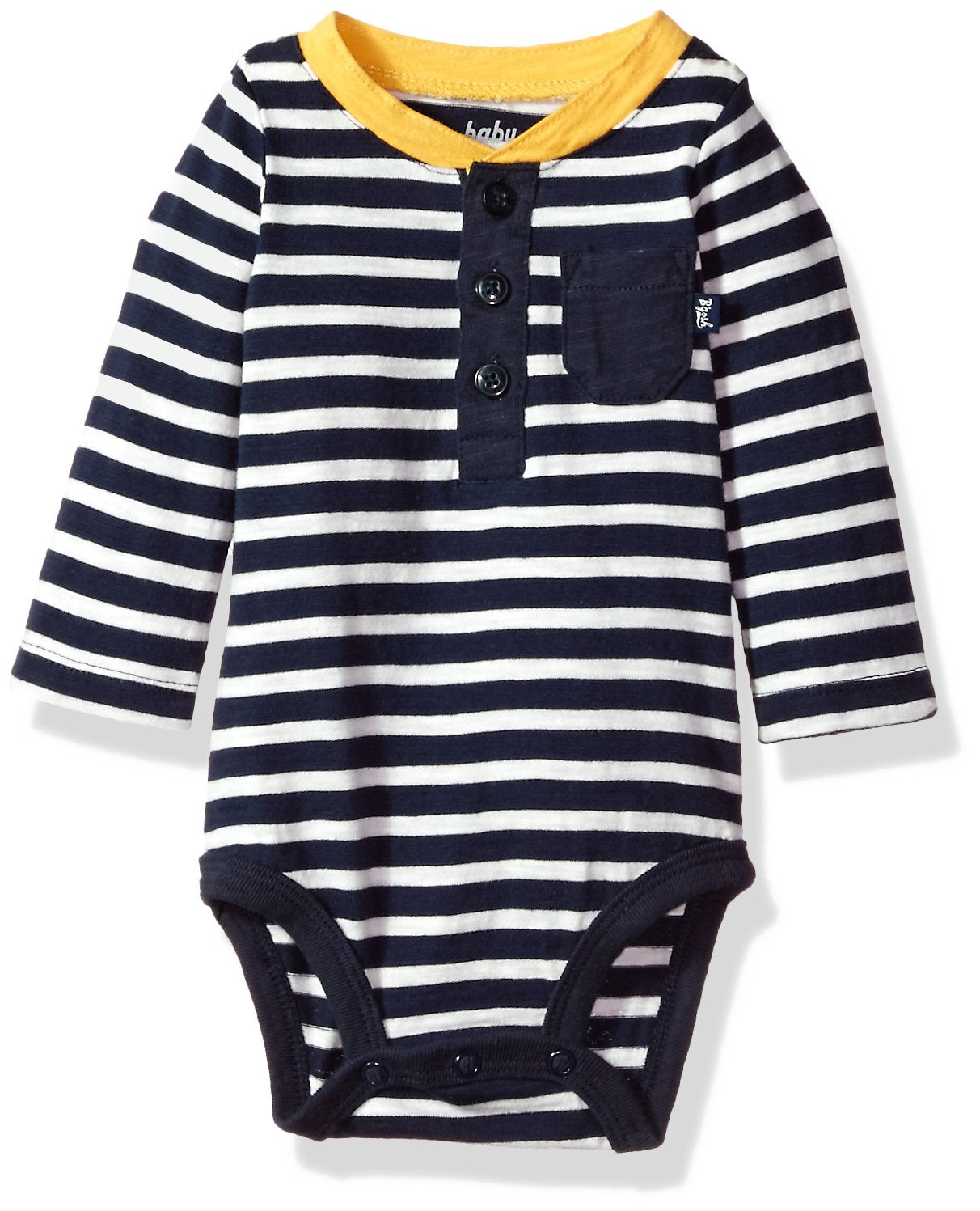 Oshkosh B'Gosh Baby Boys' Single Bodysuit 11488510, Stripe, 18M