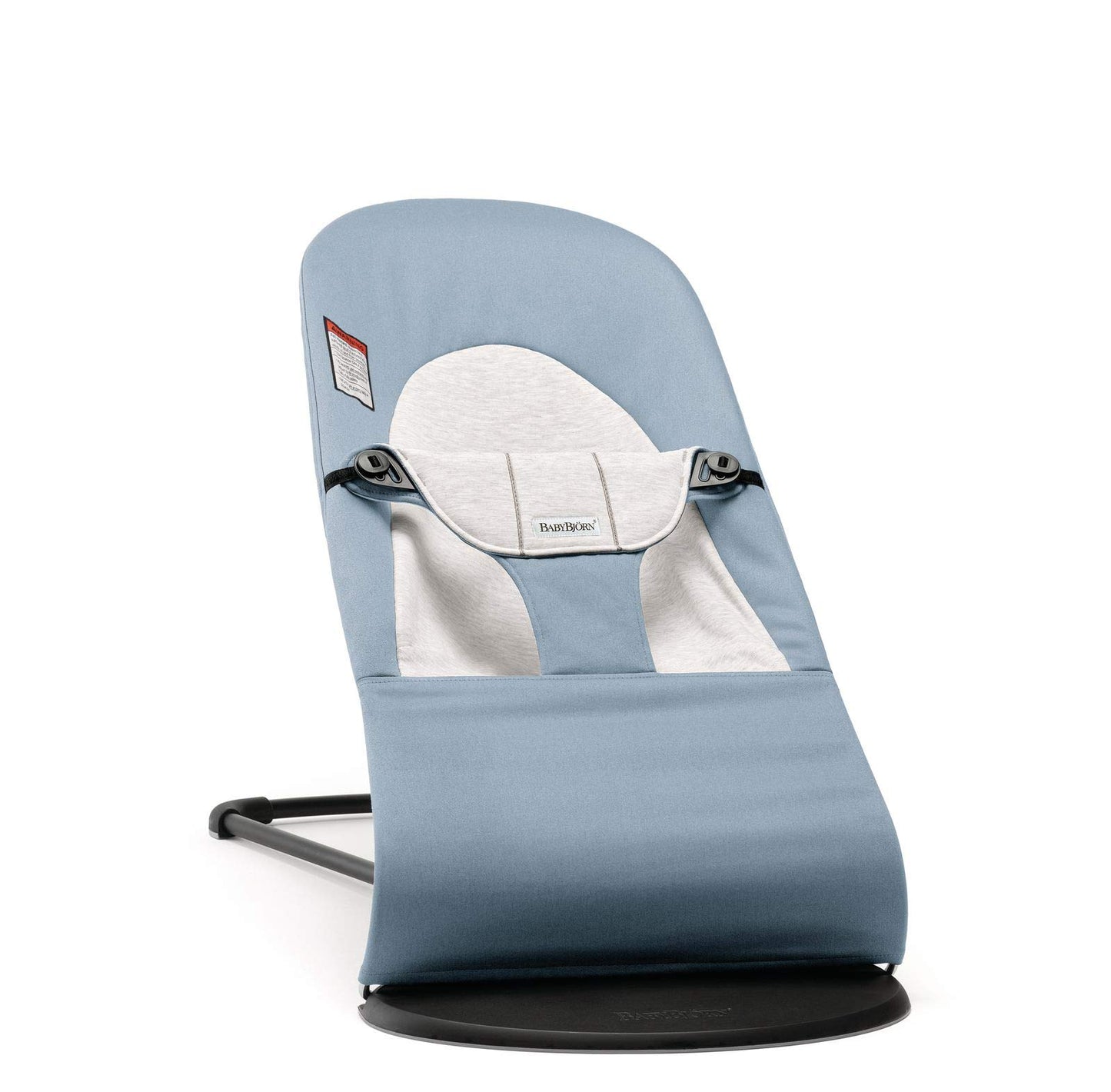 Babybjrn Bouncer Balance Soft, Blue/Gray, Woven/Jersey | 2-In-1 Adjustable Baby Bouncer Seat And Toddler Chair, Newborn To Toddl