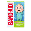 Band-Aid Brand Adhesive First Aid Bandages For Kids & Toddlers Featuring Moonbug Cocomelon Characters, Sterile Individually Wrap