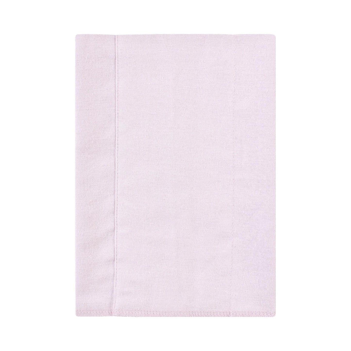 Hudson Baby Unisex Baby Cotton Flannel Burp Cloths, Lilac Elephants 7 Pack, One Size