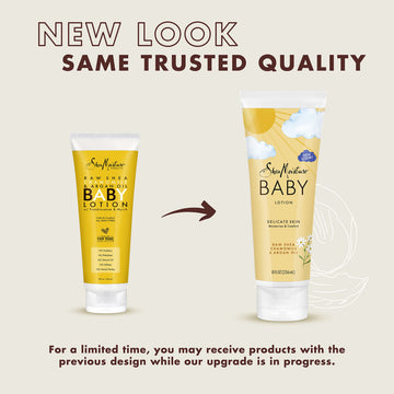 Sheamoisture Baby Lotion For Dry Skin And Clear Skin Raw Shea, Chamomile And Argan Oil With Shea Butter 8 Oz