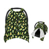 Muishi Painting Green Avocados Baby Car Seat Canopy Nursing Cover for Newborn Car Seat Breastfeeding Covers Blanket Newborn Show