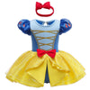Fmyfwy Baby Girls Snow White Princess Costume Halloween Christmas Birthday Romper Tutu Dress W/Headband 90