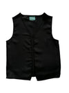 Making Believe Boys Peasant Costume Vest - Large 8-10 - Black