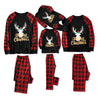 Iffei Matching Family Pajamas Sets Christmas Pj 'S With Letter And Plaid Printed Long Sleeve Tee And Bottom Loungewear 3-6 Month