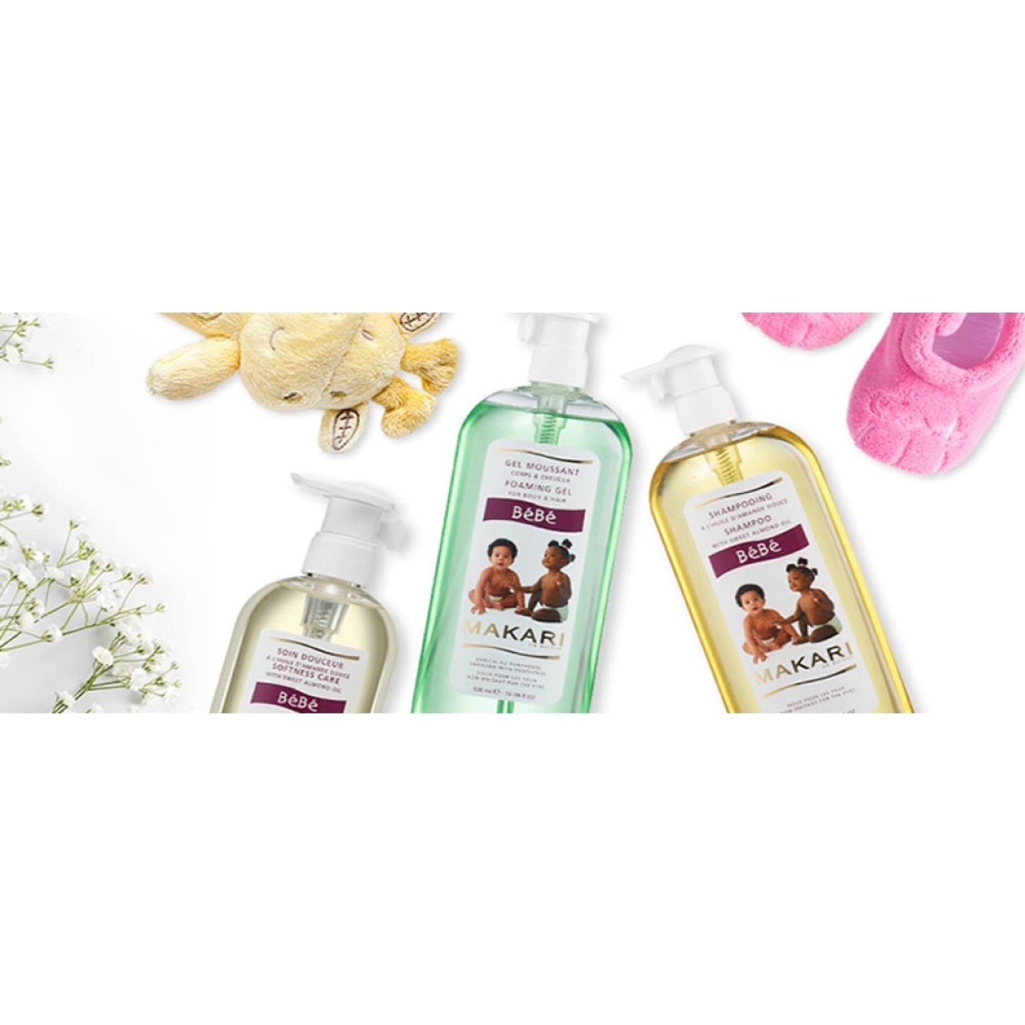 Makari Softness Care Baby Oil With Sweet Almond, Chamomile & Vitamins C & E, Hypoallergenic & Paraben-Free, Ideal For All Skin T