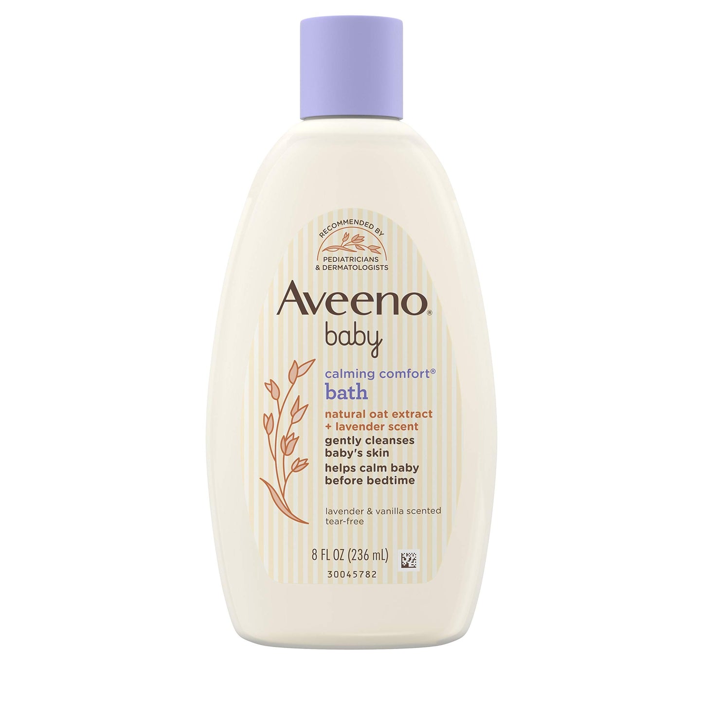 Aveeno Baby Calming Comfort Bath & Body Wash With Relaxing Lavender & Vanilla Scents & Natural Oat Extract, Tear-Free Formula, P