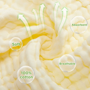 20 Pack Baby Muslin Washcloths Natural Muslin Cotton Baby Wipes Soft Newborn Baby Face Towel Absorbent Muslin Washcloth For Sens