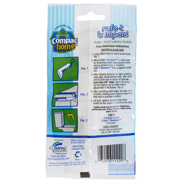 Compac Home Compacs Stabilizers T Bumpers, Lock Place, Keeps Children, Elderly, Disabled Safe From Slipping Off Shaking, Moving