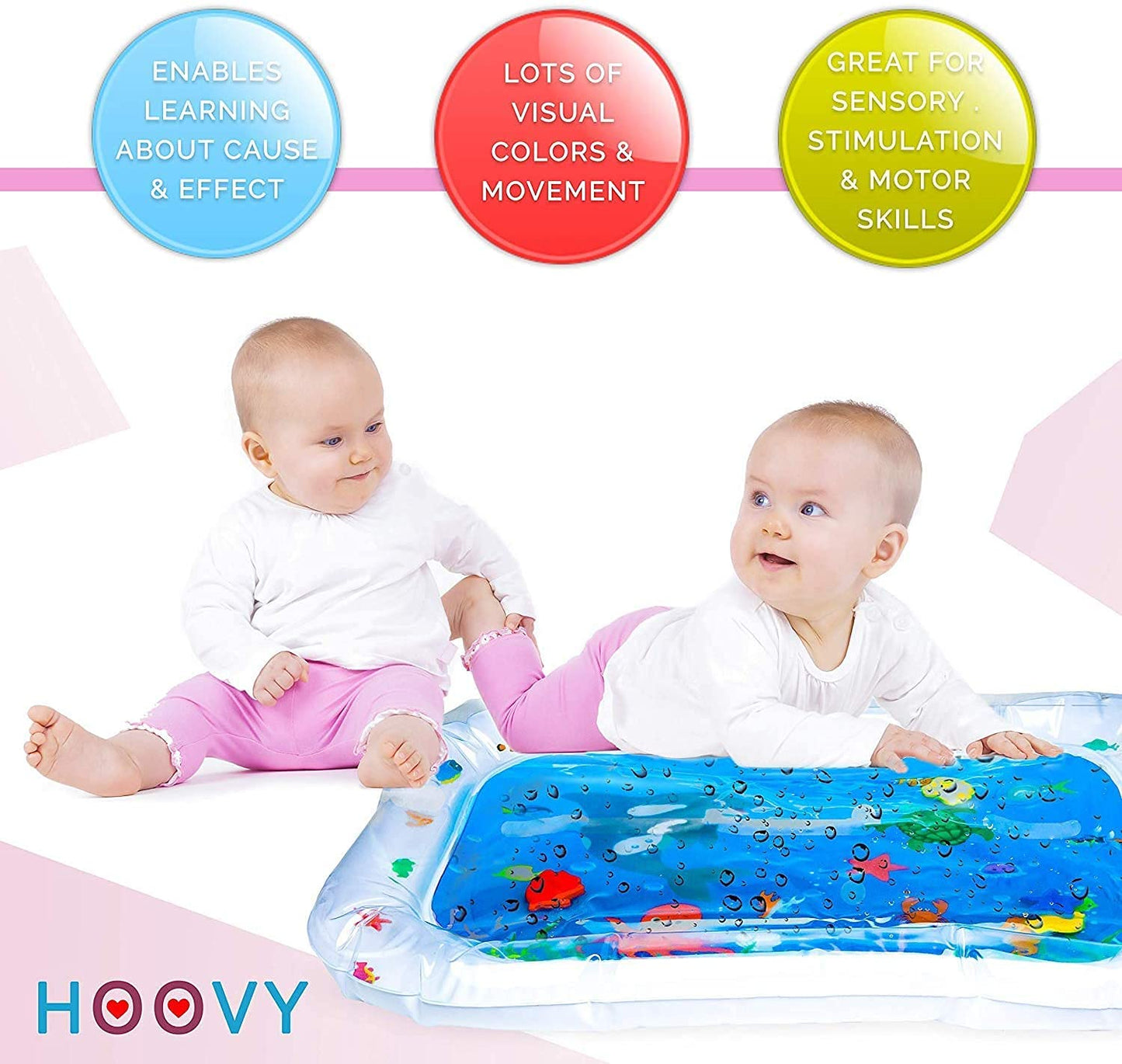 Tummy Time Water Mat Baby Water Play Mat, Fill N Fun Water Play Mat For Children And Infants, Fun Colorful, Play Mat Baby