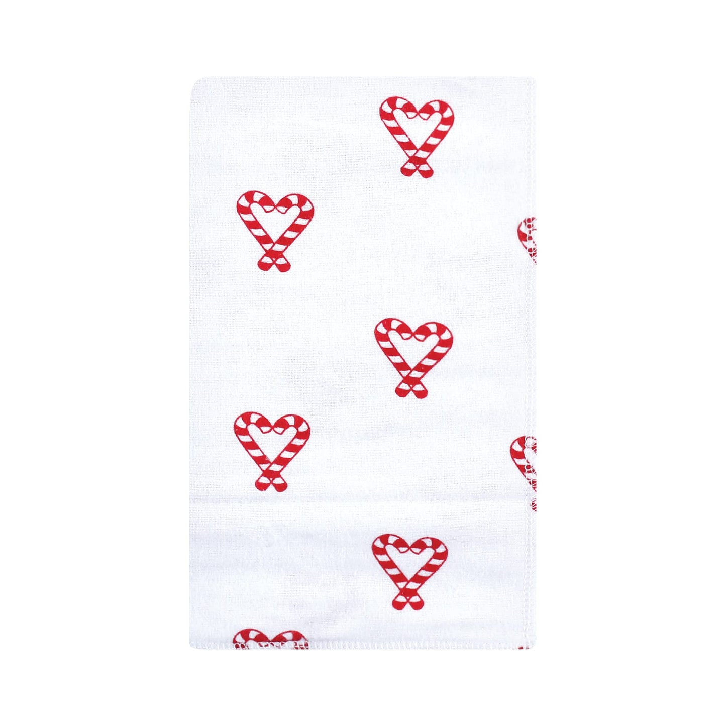 Hudson Baby Unisex Baby Cotton Flannel Burp Cloths, Hot Cocoa, One Size