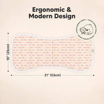 Organic Burp Cloths For Baby Boys & Girls - 5-Pack Super Absorbent Burping Rags, Soft & Plush, Newborn Milk Spit Up Rags, Unisex