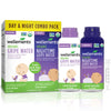 Wellements Organic Gripe Water for Babies Day & Night Combo Pack (4 Fl Oz) - Infant Gripe Water Newborn Calms Occasional Stomach