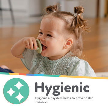 Nuby Silicone Softees Pacifier And Teethers - (5-Pack) Silicone Baby Pacifiers And Teethers - 0+ Months - Assorted Colors