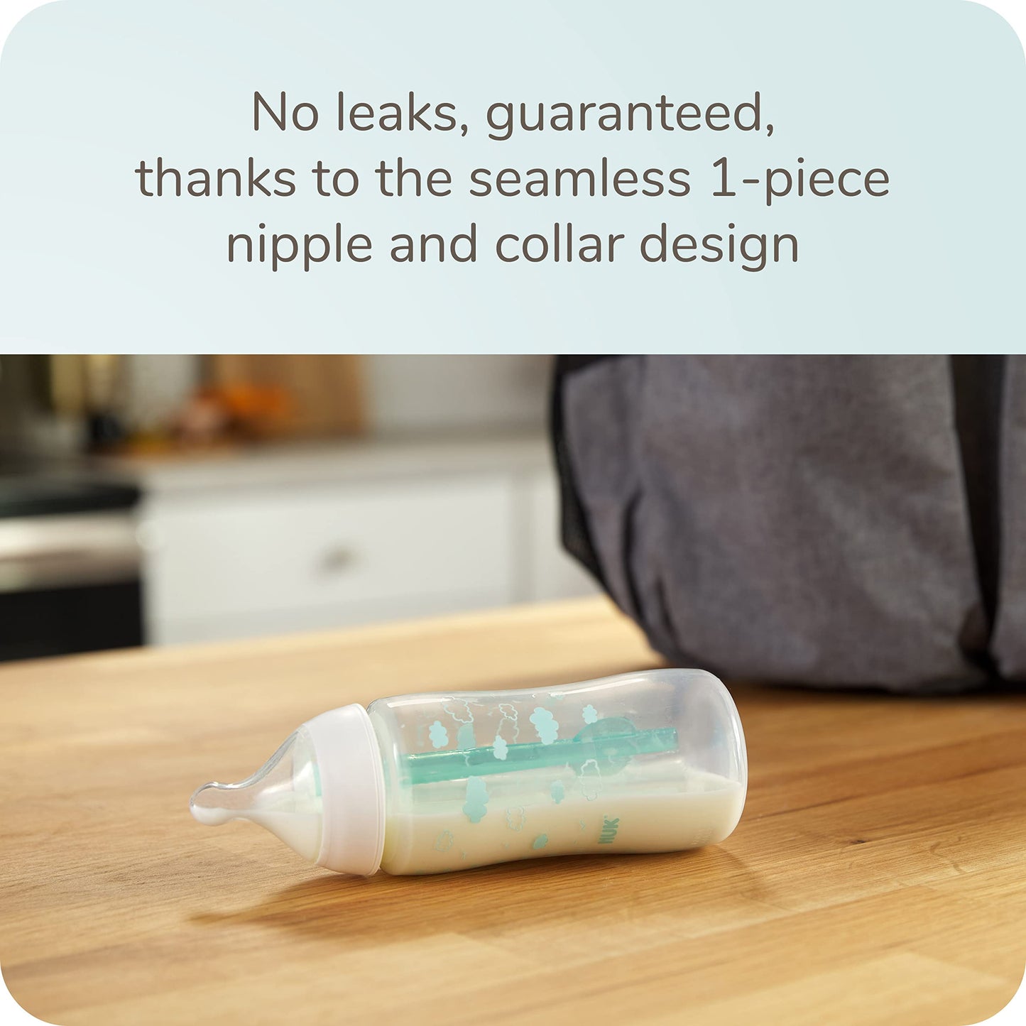 Nuk Smooth Flow Pro Anti Colic Baby Bottle - Easy To Assemble And Clean & Reduces Newborn Spit-Up & Gas, 10Oz, 4-Pack, Girl