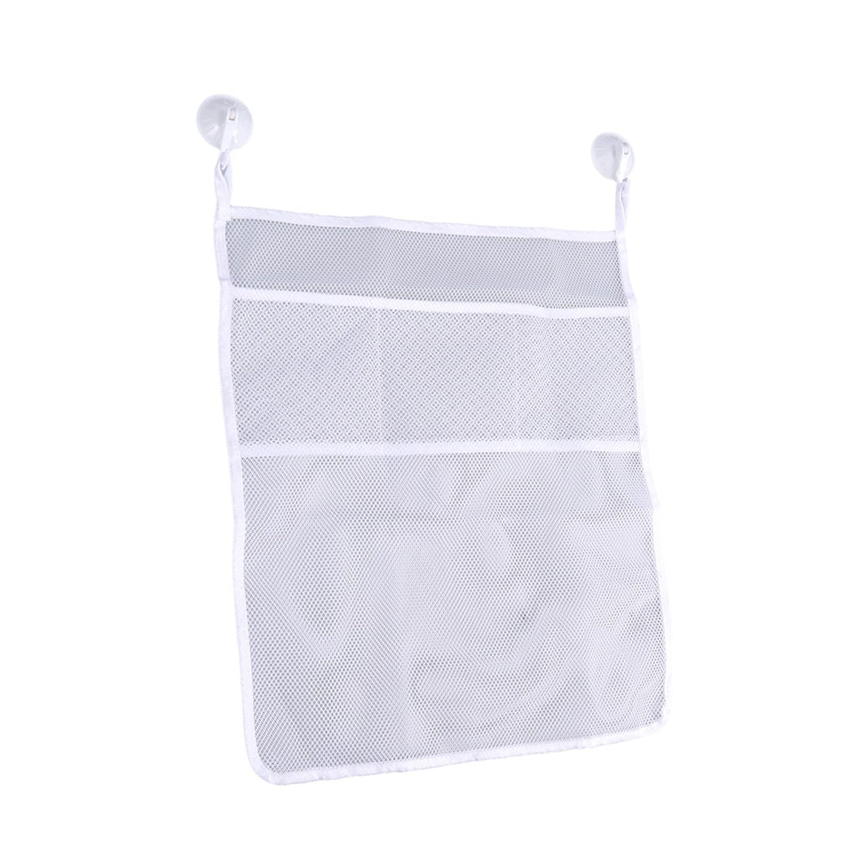 PRETYZOOM Suction Cup Storage Bag for Toys Bath Net Storage Basket Bathroom Counter Organizer