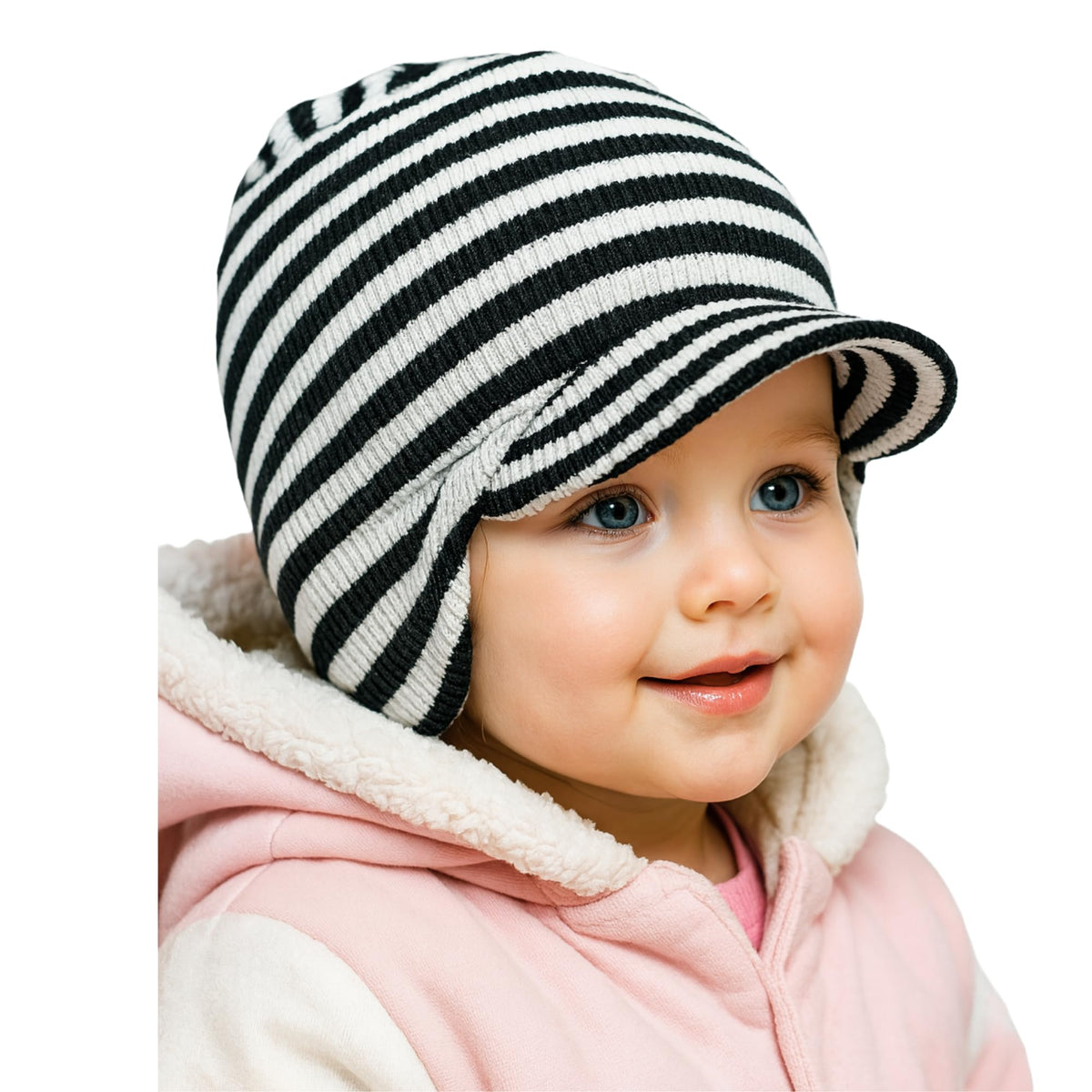 Bhavy Unisex Summer And Winter Season Beanie Hat Baby Cap Baseball Kids Cap For Boys And Girls (In, Age, 3 Months, 6 Months, Whi