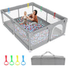 79 71 Extra Large Baby Playpen, Big Playpen for Babies and Toddlers, Gap-Free, Climb-Proof Play Yard, Spacious Baby Play Pen wi