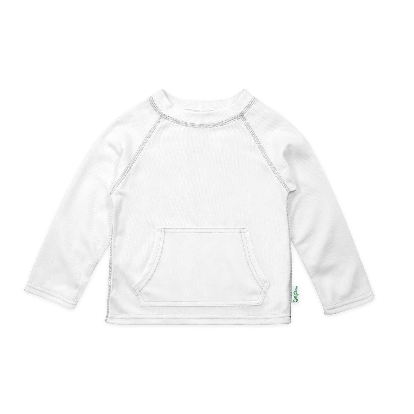 i play. by green sprouts baby girls Breatheasy Protection Shirt infant and toddler sun protective swimwear, White, 6-12 Months U
