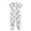 Owlivia Baby Boy Romper, Unisex Short-Sleeve Summer Outfit, 100% Organic Cotton Boy One-Piece Jumpsuit(18-24 Months, Cheetah)