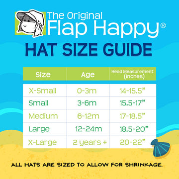 Flap Happy Little Girls' Upf 50 Plus Organic Floppy Hat, Natural, Medium