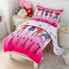 Grat Tioc 4-Piece Toddler Bedding Set For Girls - Black Girl Magic Comforter Set Includes Comforter, Flat Sheet, Fitted Sheet, P